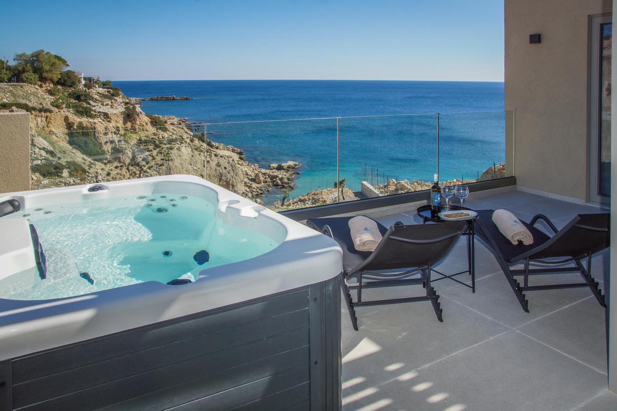 Aquamarine Luxury Suites อาร์คานเยโลส ภายนอก รูปภาพ